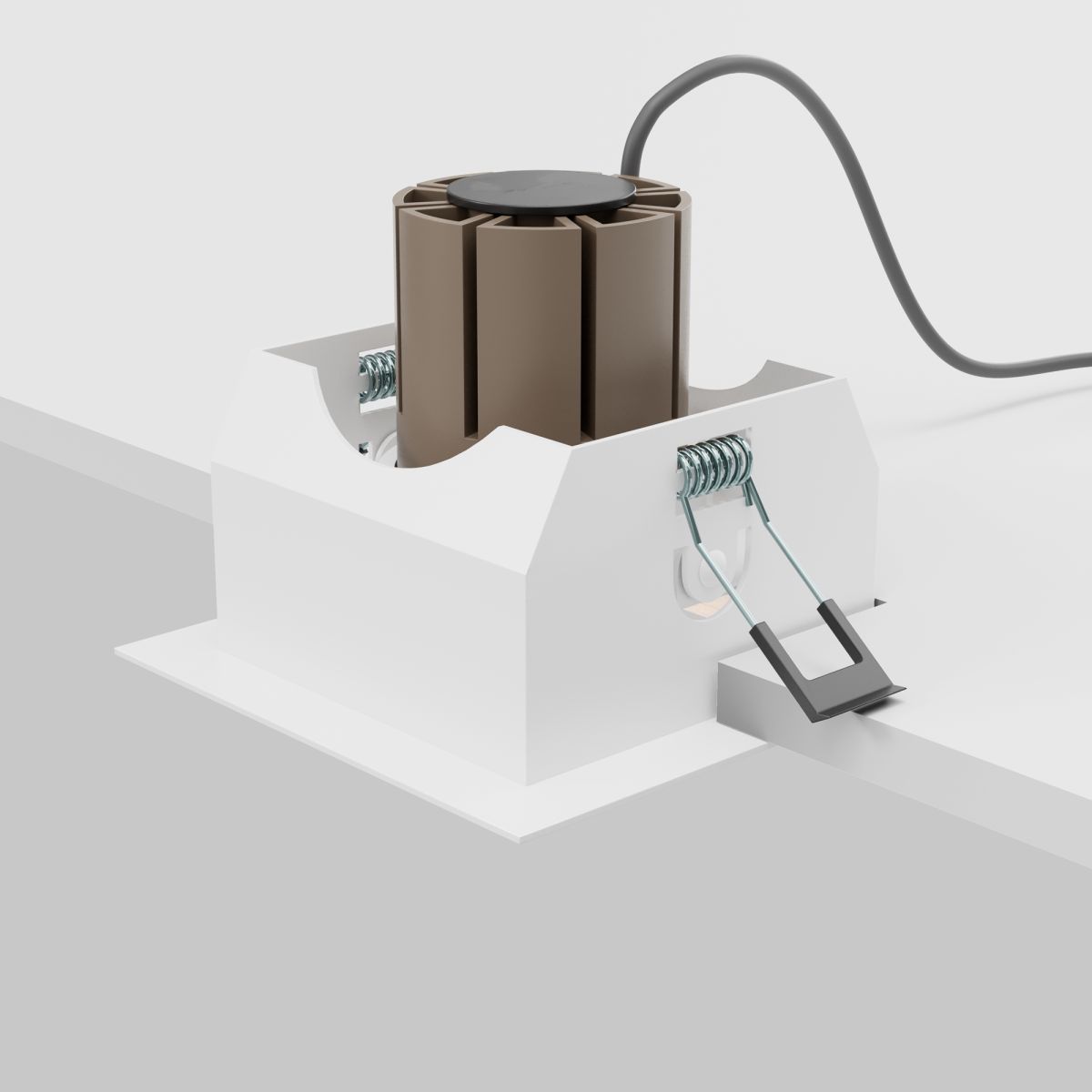 Встраиваемый светильник Maytoni Technical Metal Modern DL008-12W2.7-3-4K-W