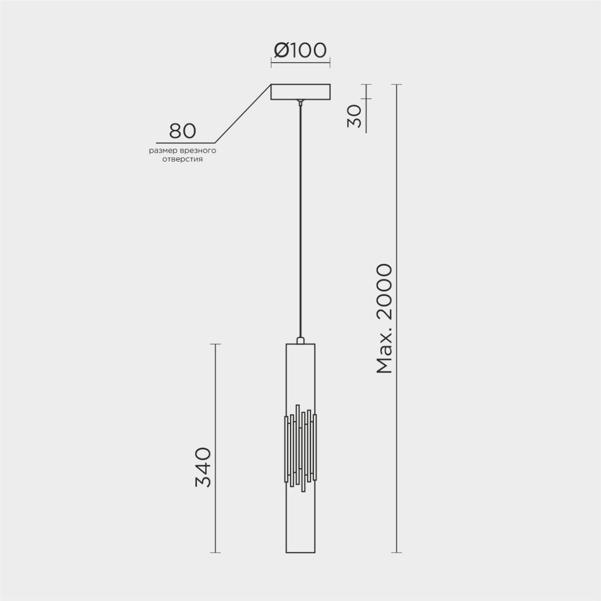 Подвесной светильник хрустальный Modelux ML.88987.1 GD