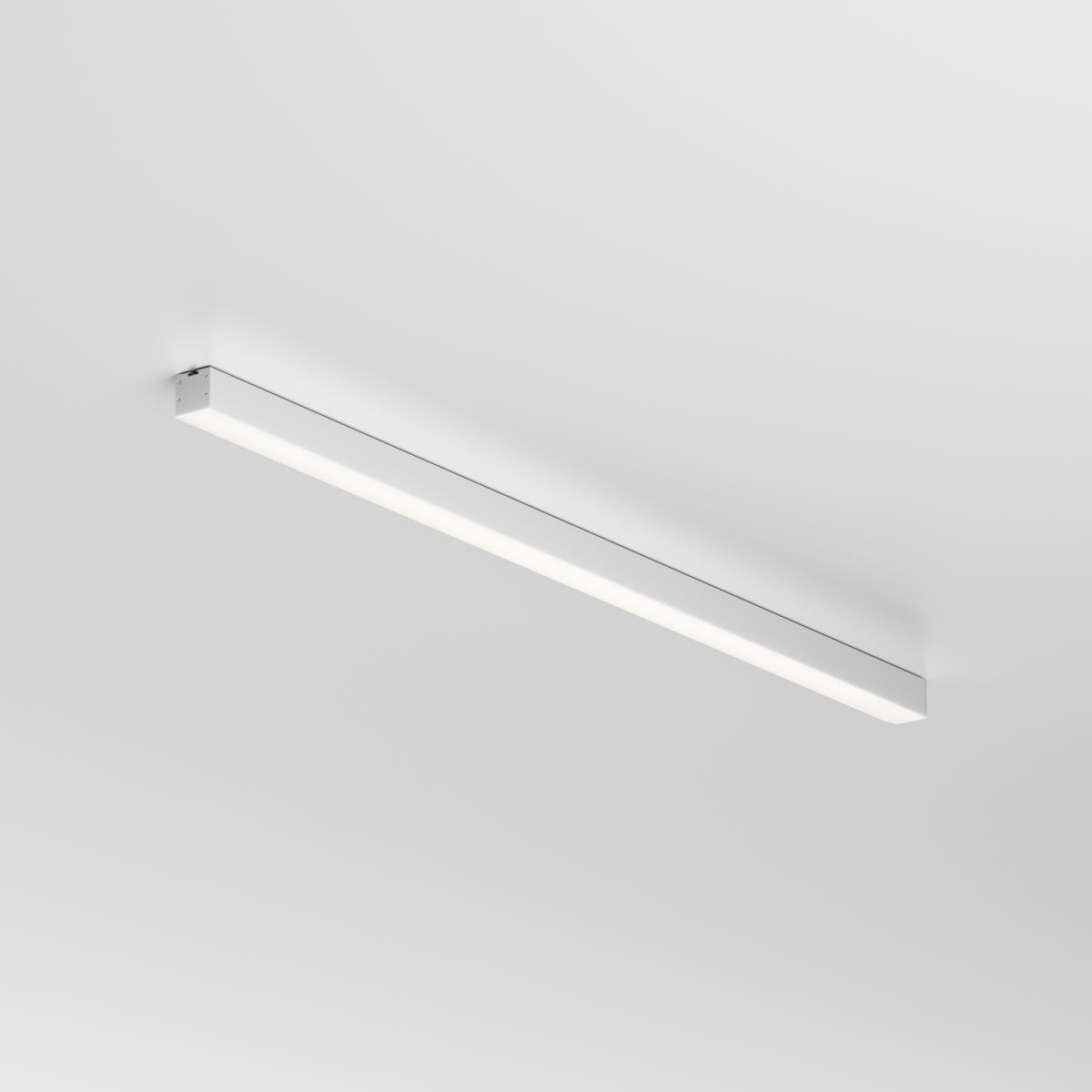 Линейный накладной светильник Maytoni Technical 4000K 35x35 (Серебро, 1 м) LL311004