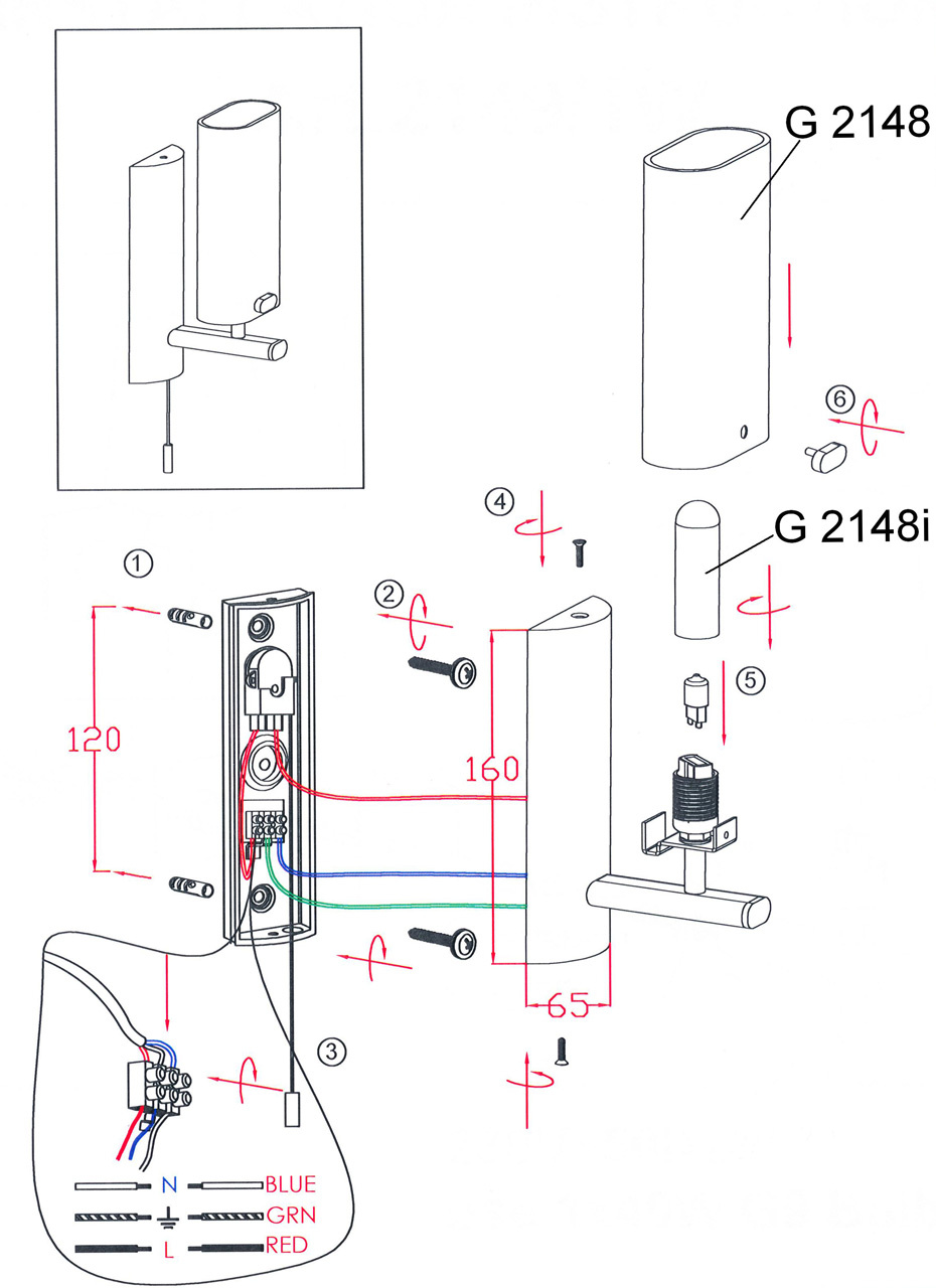 Бра Odeon Light Batto 2148/1W