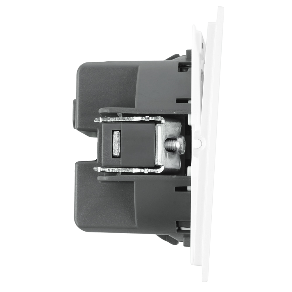 Выключатель 2-клавишный c индикатором (механизм) Stekker Мия 250В 10А RSW10-3102-01 белая магнолия 50432