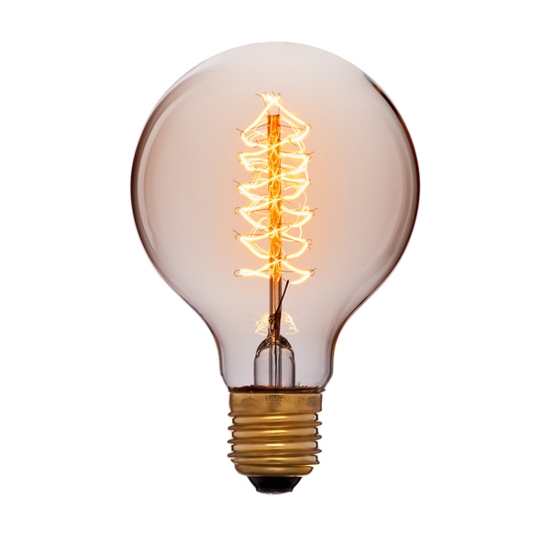 Лампа накаливания Sun Lumen E27 60W золотой 053-525