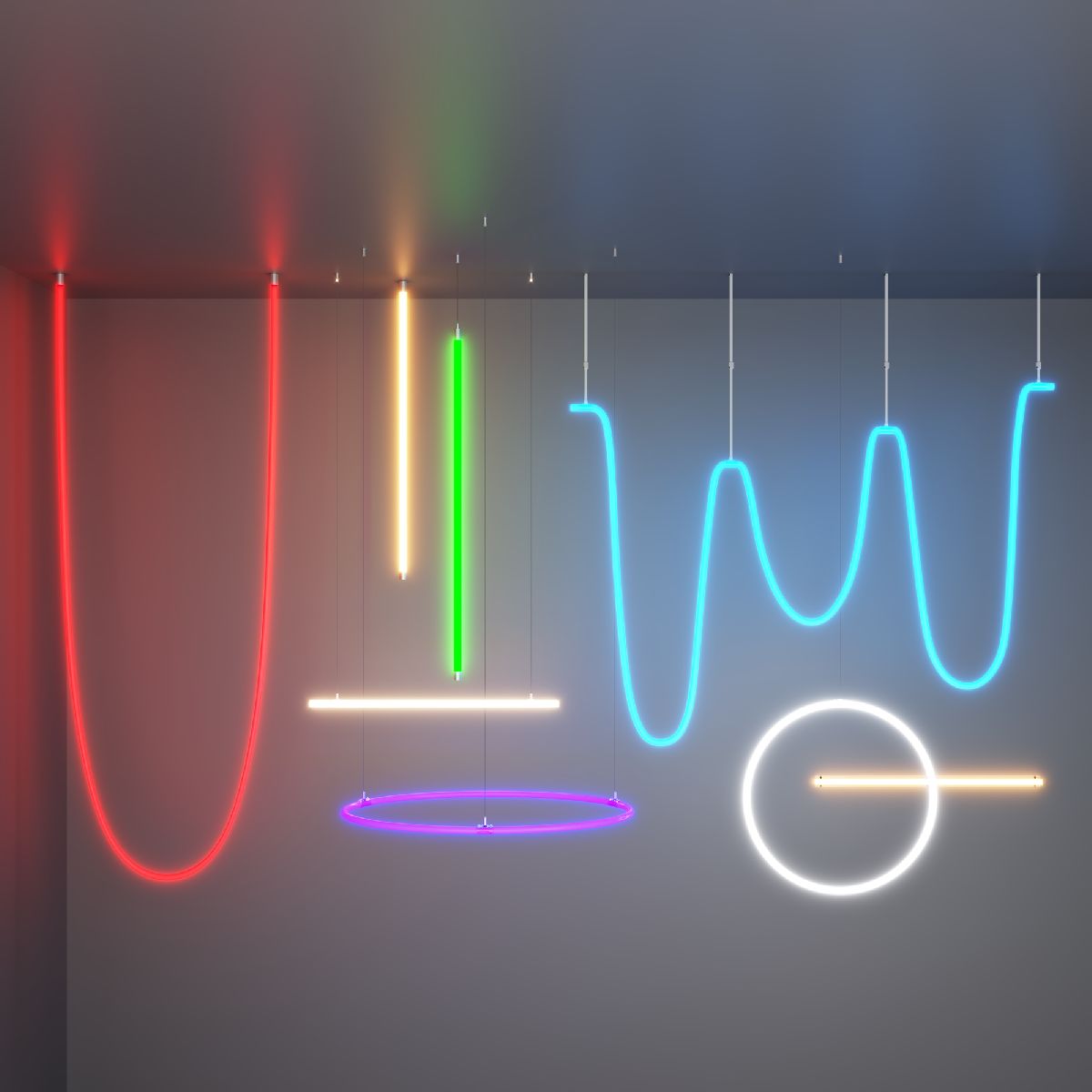 Гибкий неон Maytoni Led Strip 24В 20Вт/м 4000К 5м IP65 20307