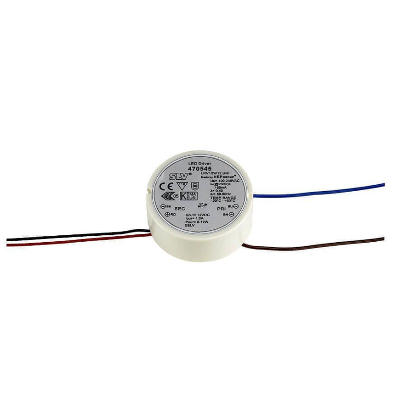 Блок питания SLV 12V 12W IP20 1A 470545