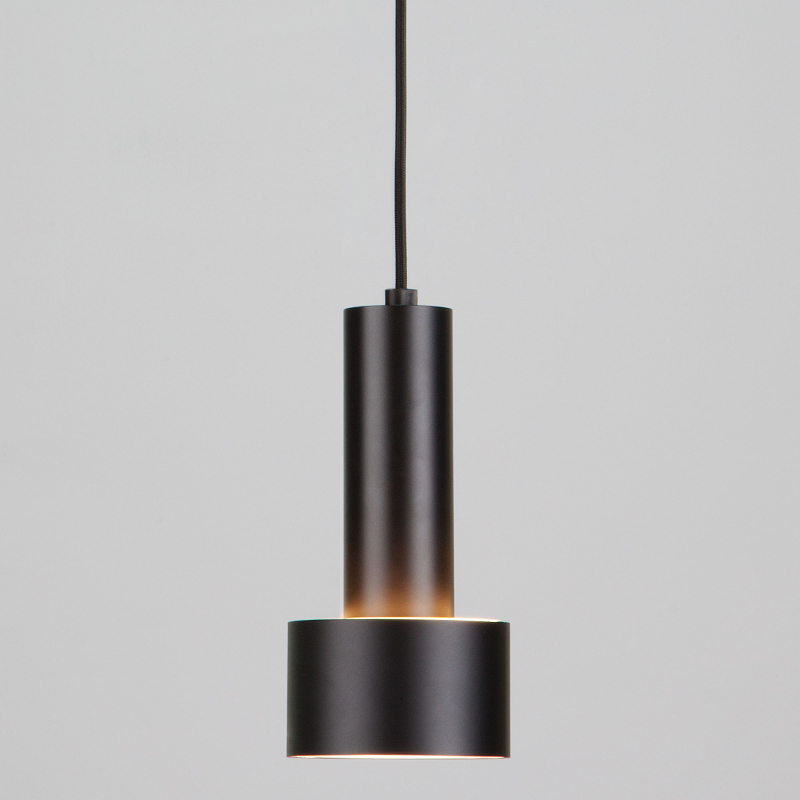 Подвесной светильник Eurosvet Charlie 50134/1 LED черный/золото