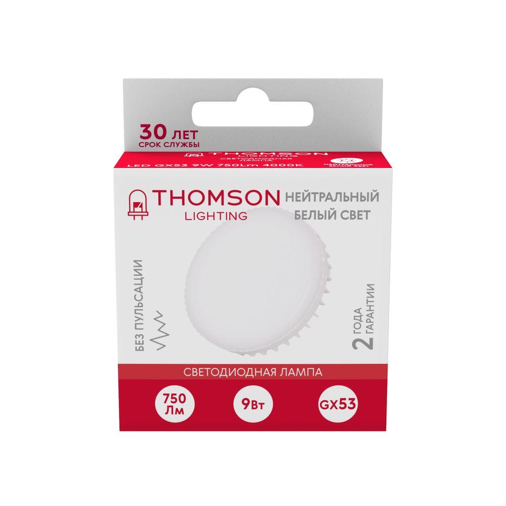 Лампа светодиодная Thomson GX53 9W 4000K TH-B4007