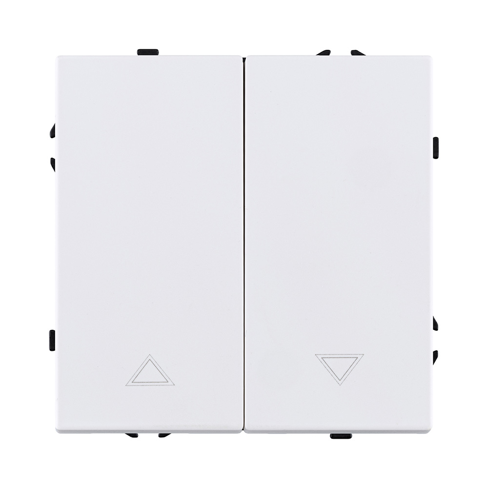 Механизм управления жалюзи 2-клавишный, белый матовый Kollinger Eclipse EC-013WH