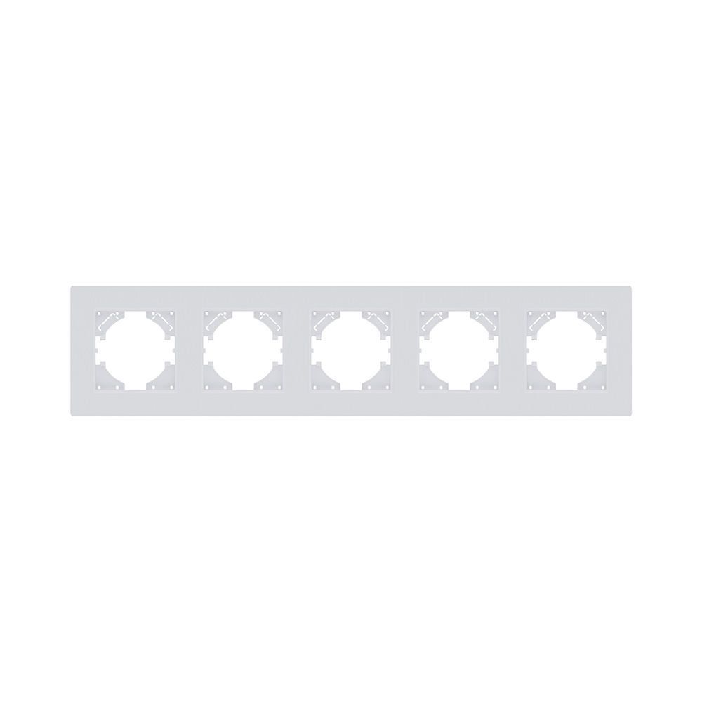 Рамка 5-постовая, белый матовый Kollinger Eleganz Plex EP5WM