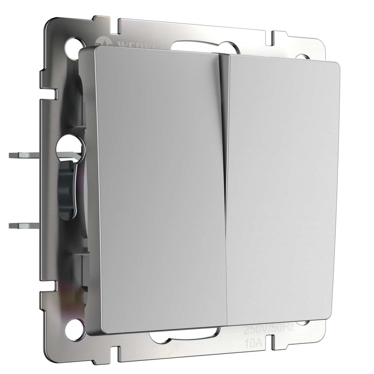 Выключатель двухклавишный проходной Werkel W1122006 4690389164835 a050890