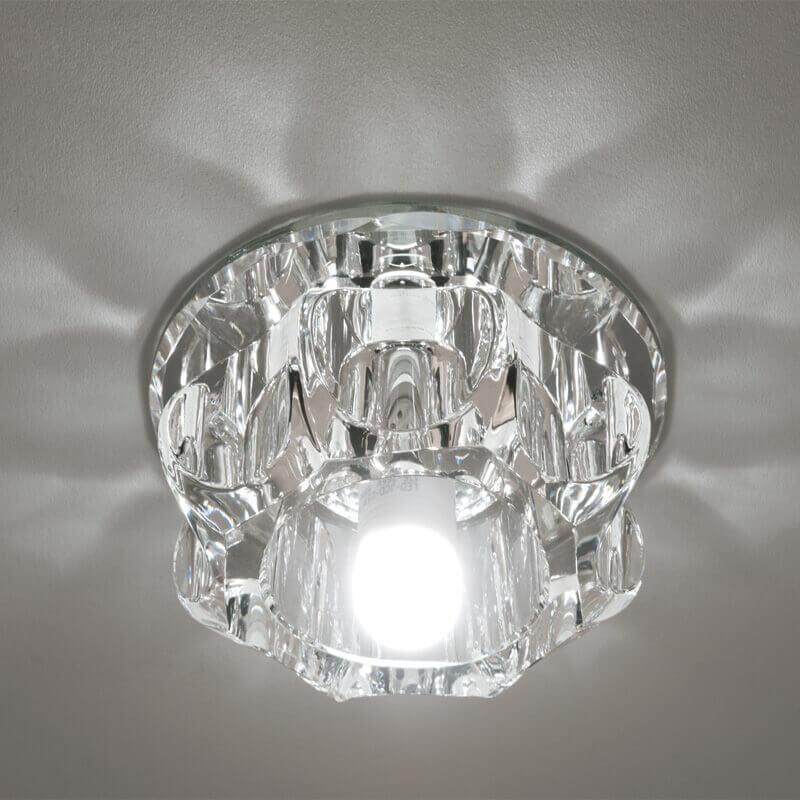 Стеклянный точечный светильник Fametto Fiore DLS-F104-1001