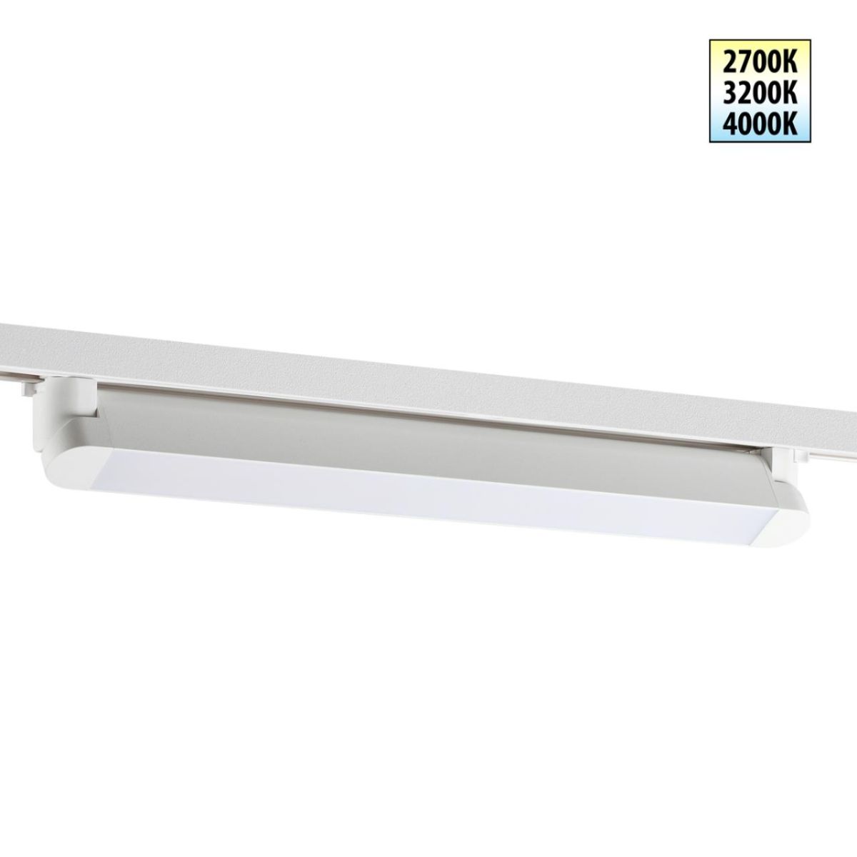 Трековый однофазный трехжильный светильник с переключателем цветовой температуры Novotech Port Iter 359798