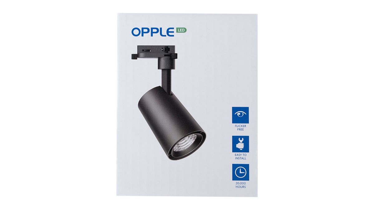 Трековый светильник алюминиевый OPPLE LEDSpotTR-UIII 30W-3000-24D-BK-GP 541001151000