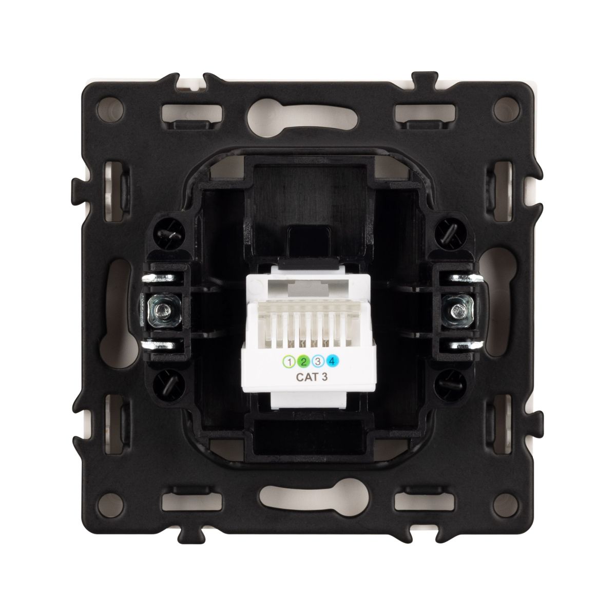 Механизм телефонной розетки Arlight SCT-NOBE-MTL1-SFPL-GD (RJ-11, 4C) (Золотой песок) 054302
