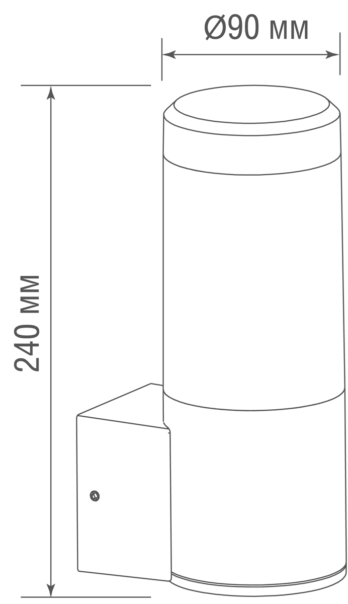 Уличный настенный светильник Donolux Cycle DL20471W8DG