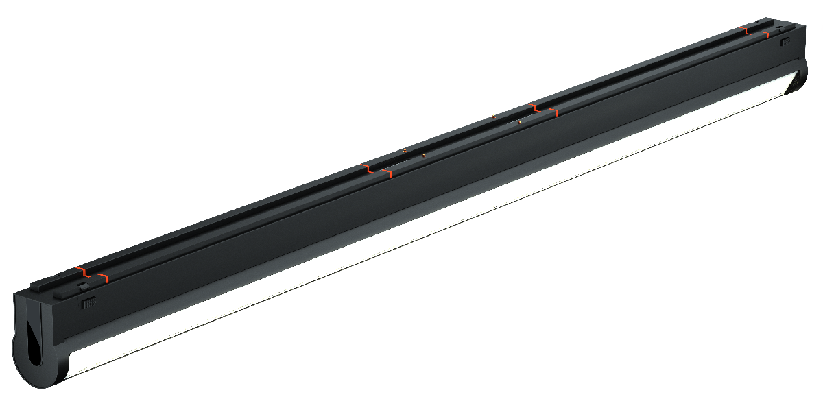 Трековый магнитный светильник iLedex Vision SMART 4825-040-L497-24W-110DG-BK
