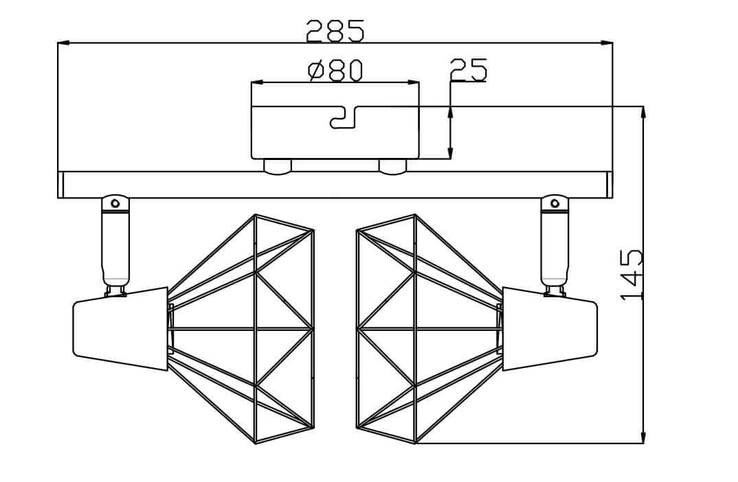 Спот Rivoli Craquelure 7008-702 Б0038125