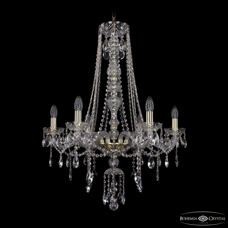 Подвесная люстра Bohemia Ivele Crystal 1415/6/220/h-86 G