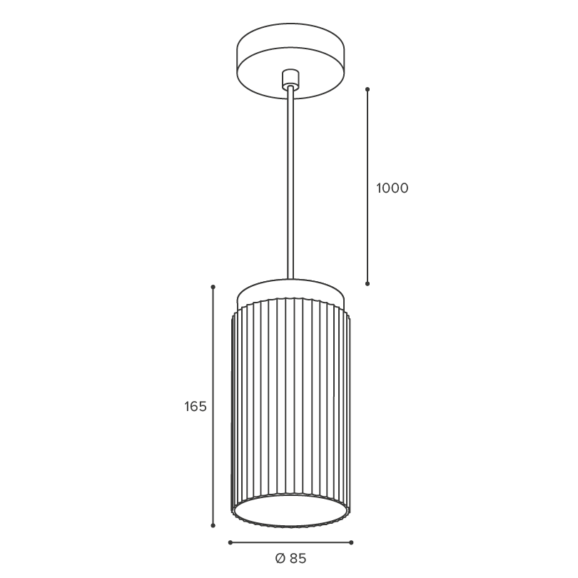 Подвесной светильник WOLTA Muse WSL-GX53/P19WG-2