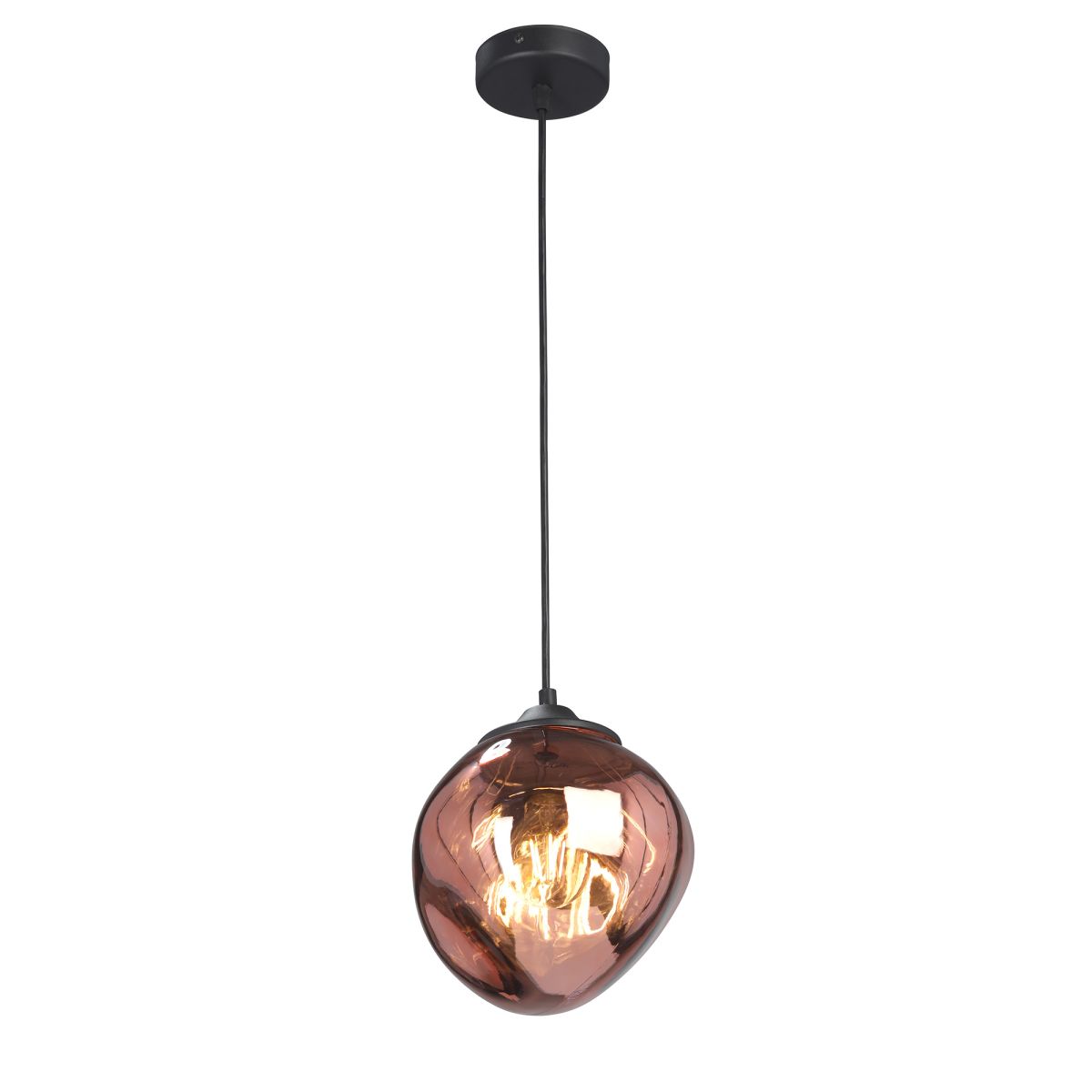 Подвесной светильник красный Vitaluce V2740-1/1S