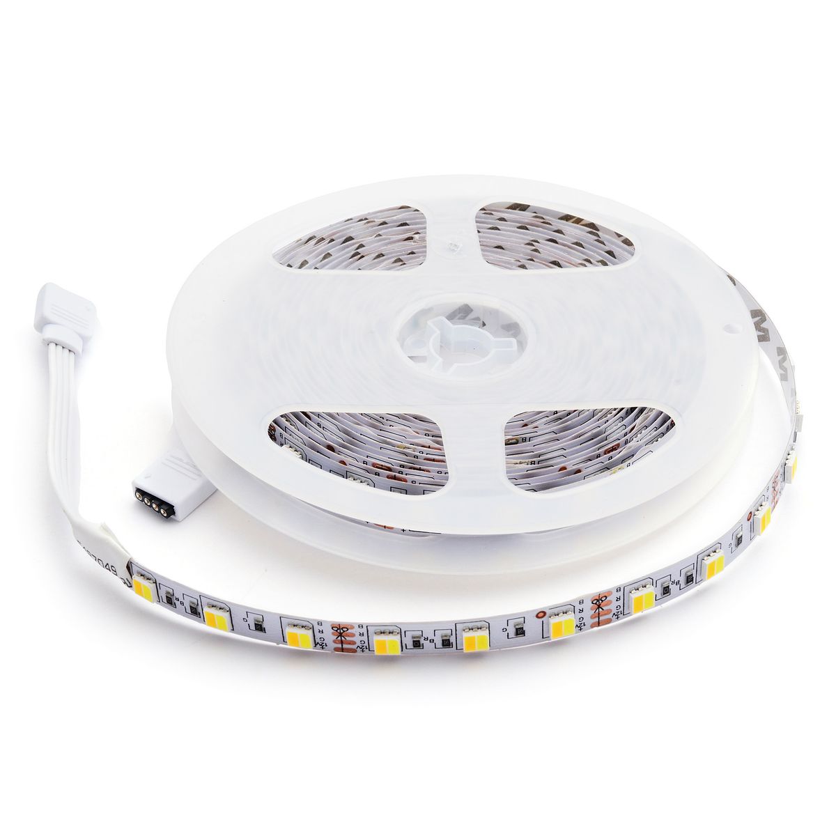 Светодиодная лента Apeyron 12В СТ 14,4Вт/м smd5050 60д/м IP20 700Лм/м 5м 3000К+6500К 00-116