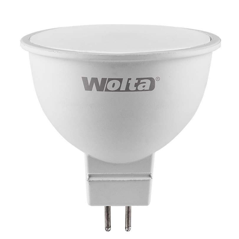 Светодиодная лампа WOLTA 5Вт 6500K GU5.3 матовая 25WMR16-220-5GU5.3