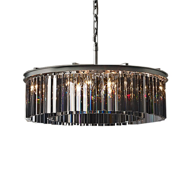 Подвесная люстра Delight Collection 1920s Odeon 9513C/600R black/smoky