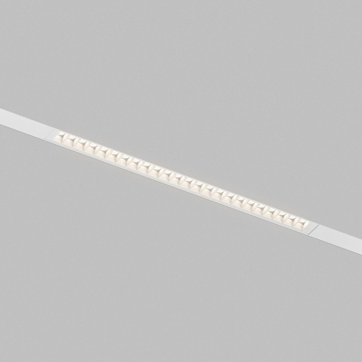 Трековый однофазный светильник Denkirs Simple Grill DK8102-WH