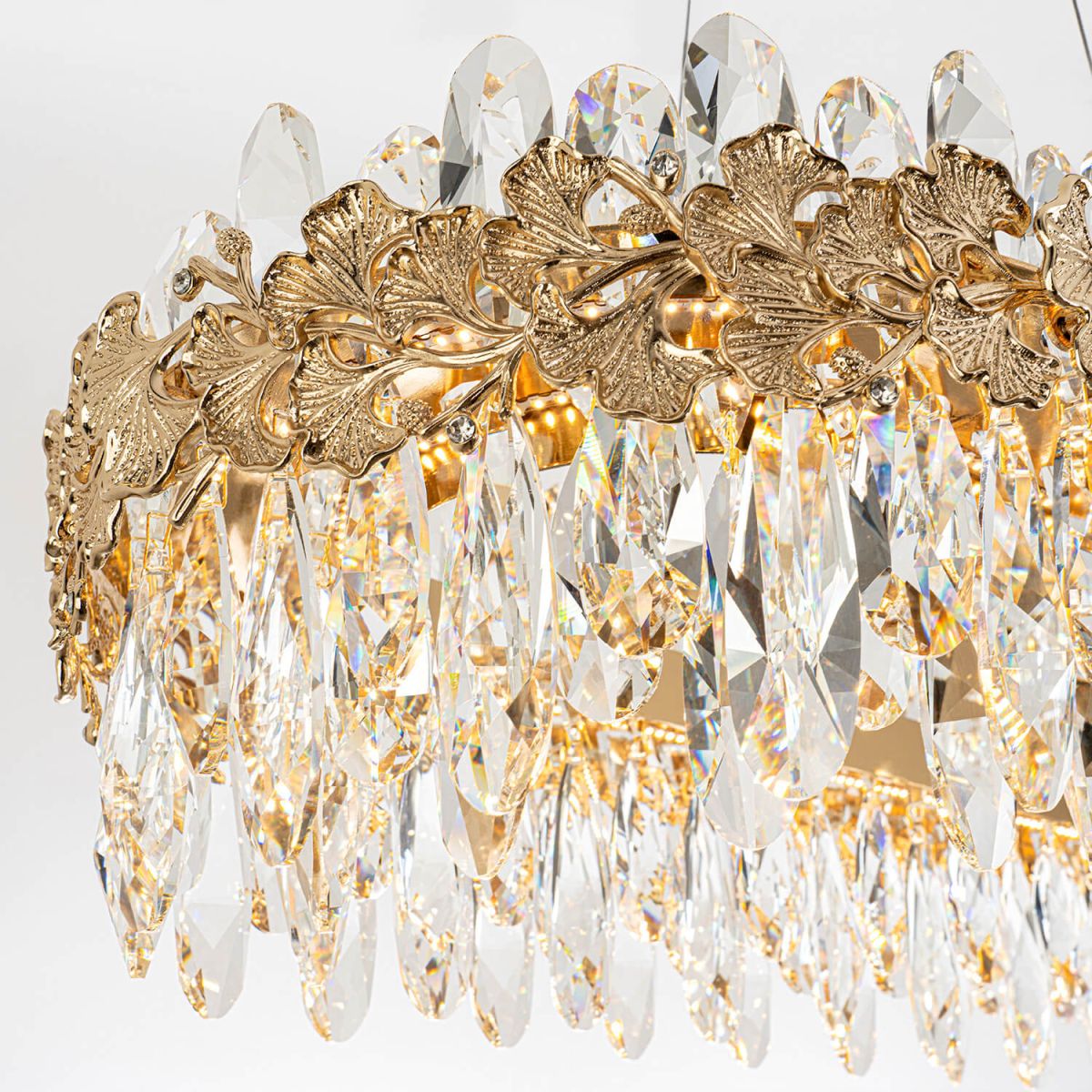 Подвесная led люстра Modelux ML.9888.1200 GD