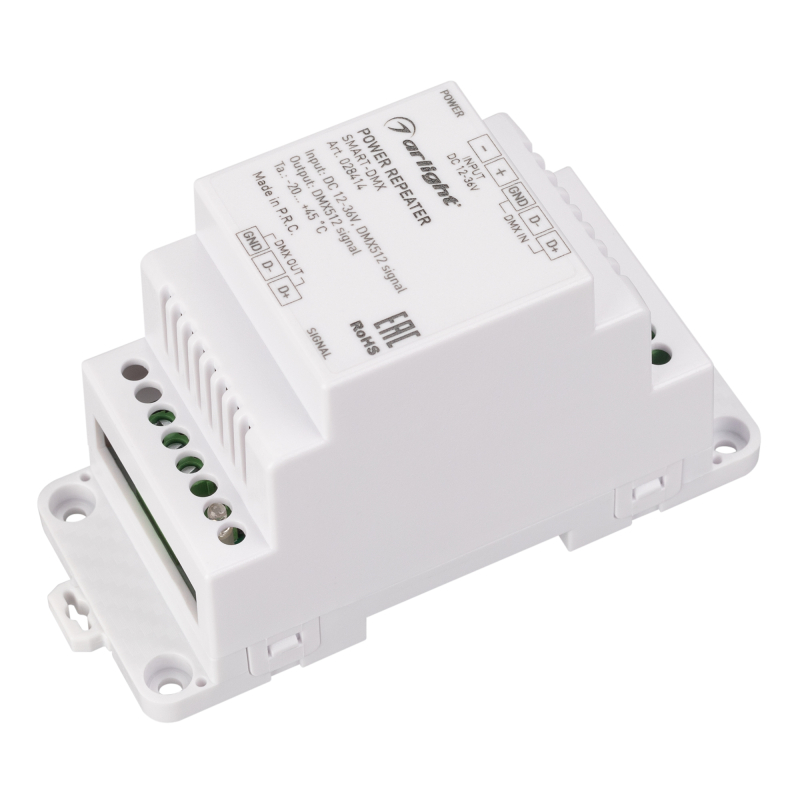 Усилитель Arlight Smart-DMX (12-36V, 1CH, Din) 028414