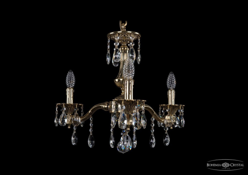 Подвесная люстра Bohemia Ivele Crystal 1710/3/160/A/GB
