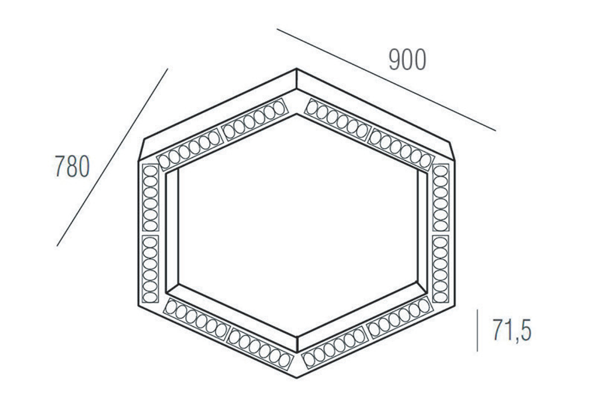 Подвесной светильник Donolux Eye-hex DL18515С111А72.48.900WW