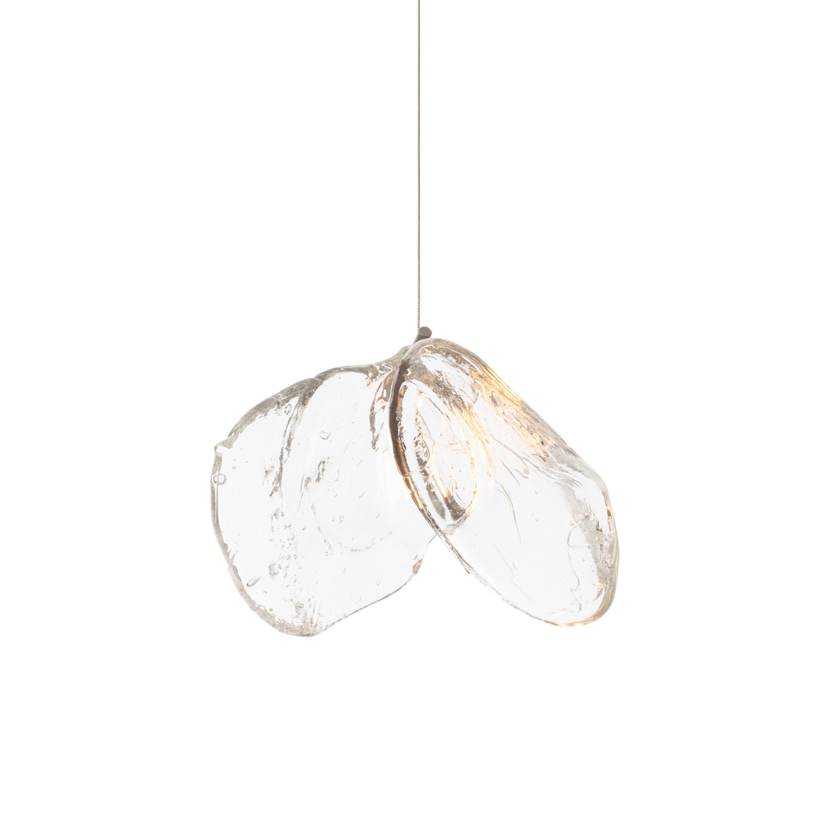 Подвесной дизайнерский светильник Delight Collection 7379P 7379P/1 gold/clear