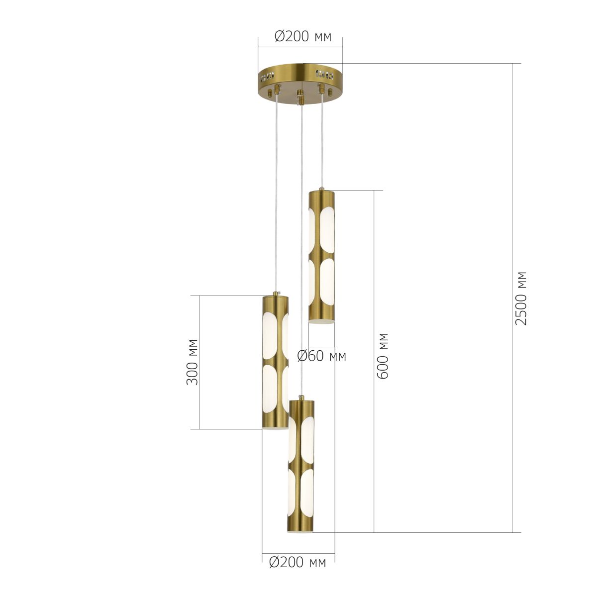 Подвесной светильник ST Luce Dallamos SL6237.303.03