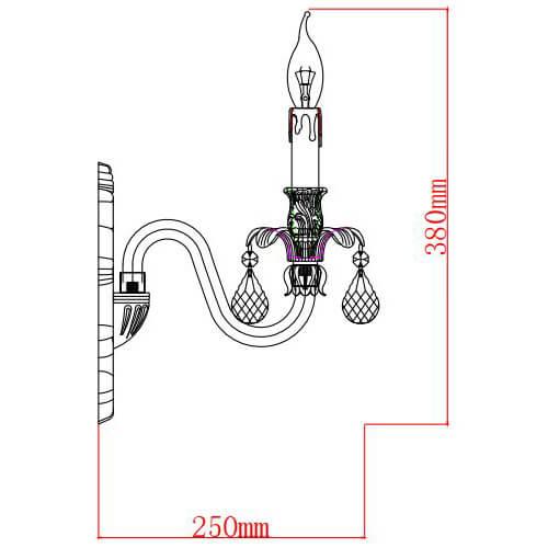 Бра Rivoli Marlene 1021-401 Б0047910