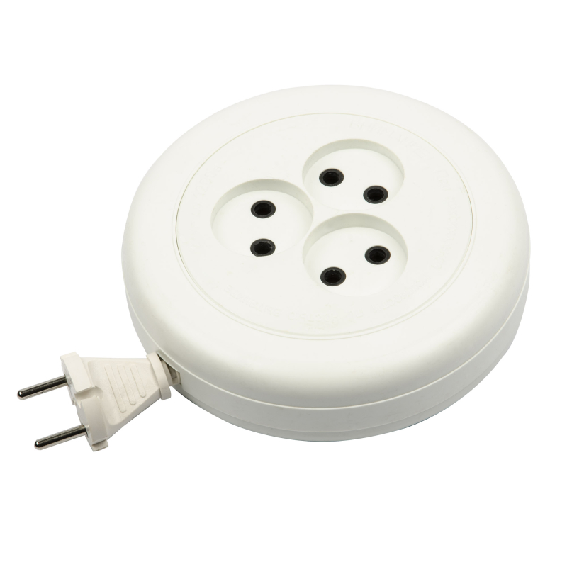 Удлинитель Uniel Standard 3гн 3м б/з YX6-103 /UCK-3N/2x0,75/03M/R WHITE UL-00009854