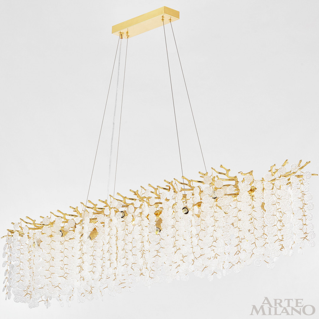 Подвесная люстра Arte Milano Milan 230011/L1500/16/C Gd