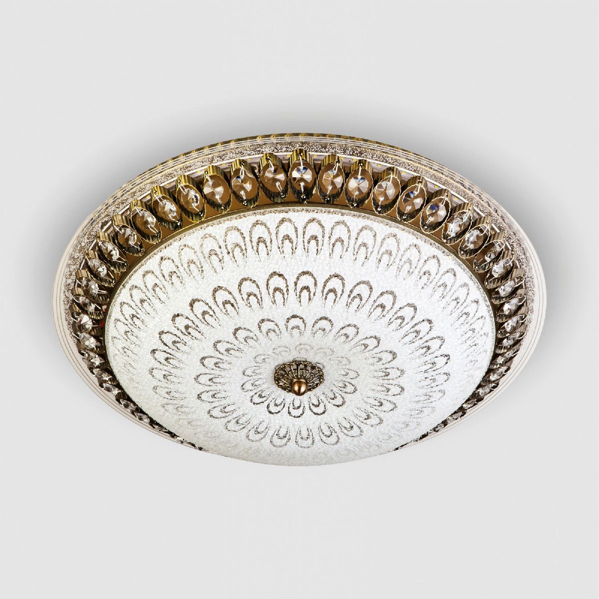 Потолочный светильник стеклянный LED4U L1109-600 AB