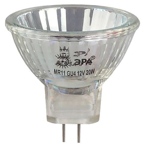 Лампа галогенная Эра GU4 20W 3000K GU4-MR11-20W-12V-30CL C0027361