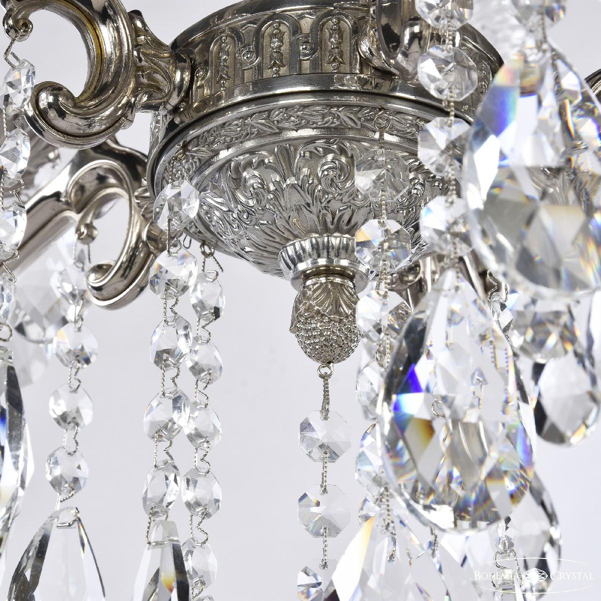Подвесная люстра Bohemia Ivele Crystal Verona 72102/5/125 B Ni