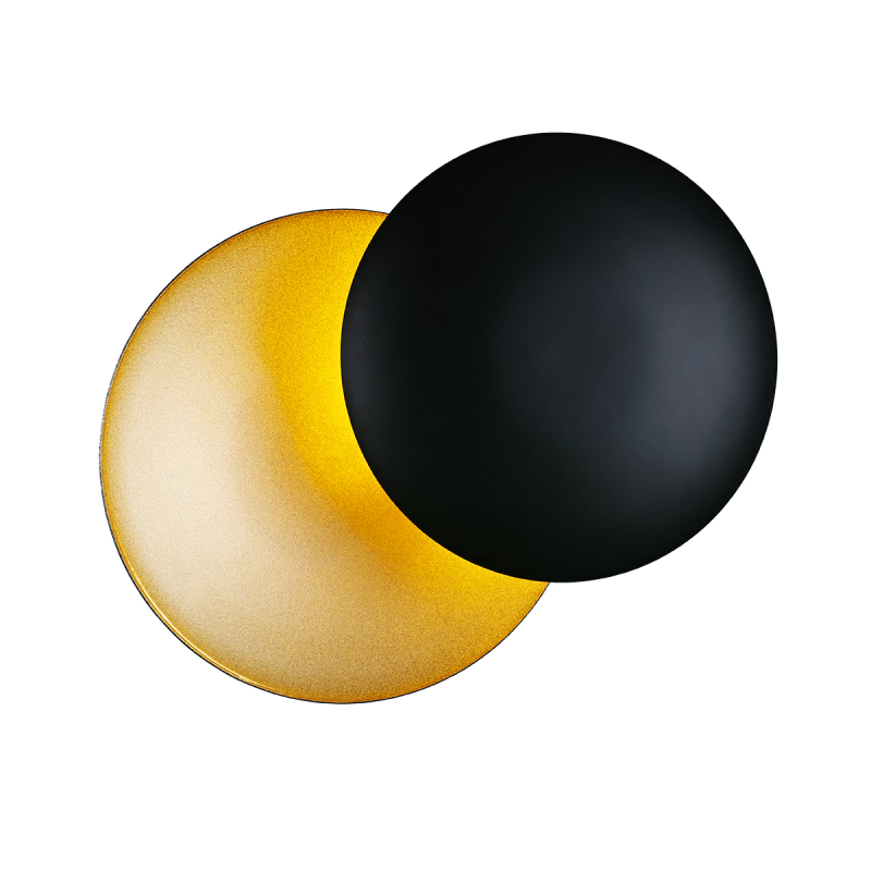 Настенный светильник черный Delight Collection MB21001052-1A black/gold