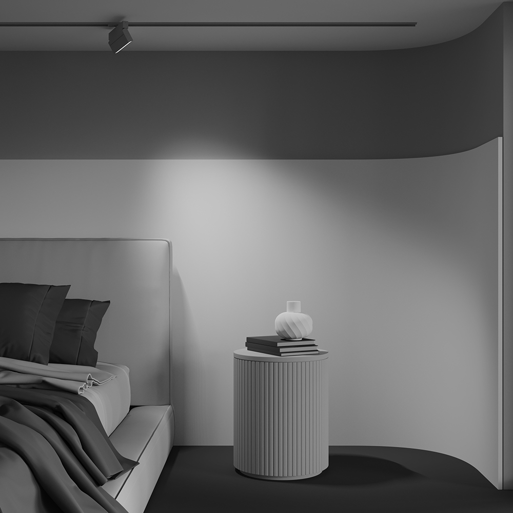 Трековый однофазный светильник Maytoni Basis Rot TR223-1-12WCCT-W-W