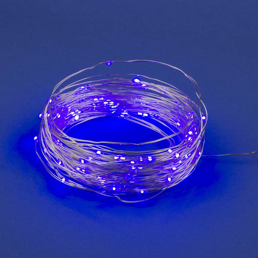 Светодиодная гирлянда Uniel Роса (UL-00007187) фиолетовый ULD-S1000-100/SCB/3AA Purple IP20 Dew