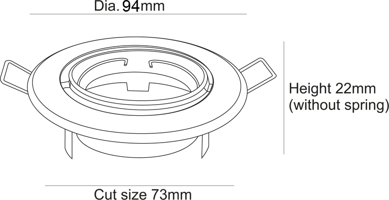 Встраиваемый светильник Deko-Light Built-in 442831
