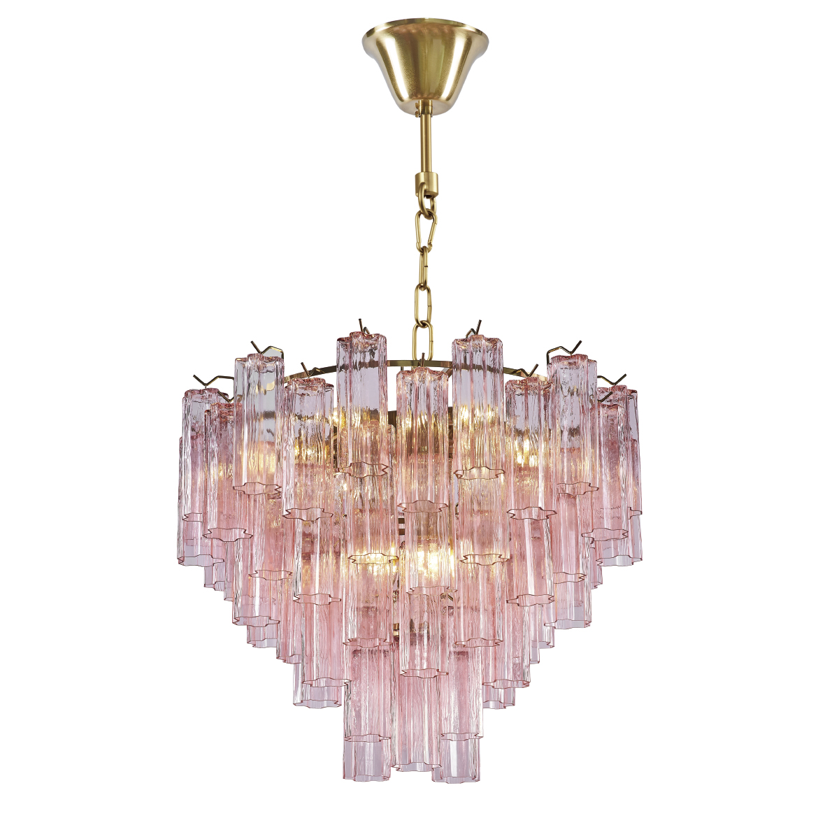 Подвесная люстра Delight Collection OWD2093-D75 gold/pink