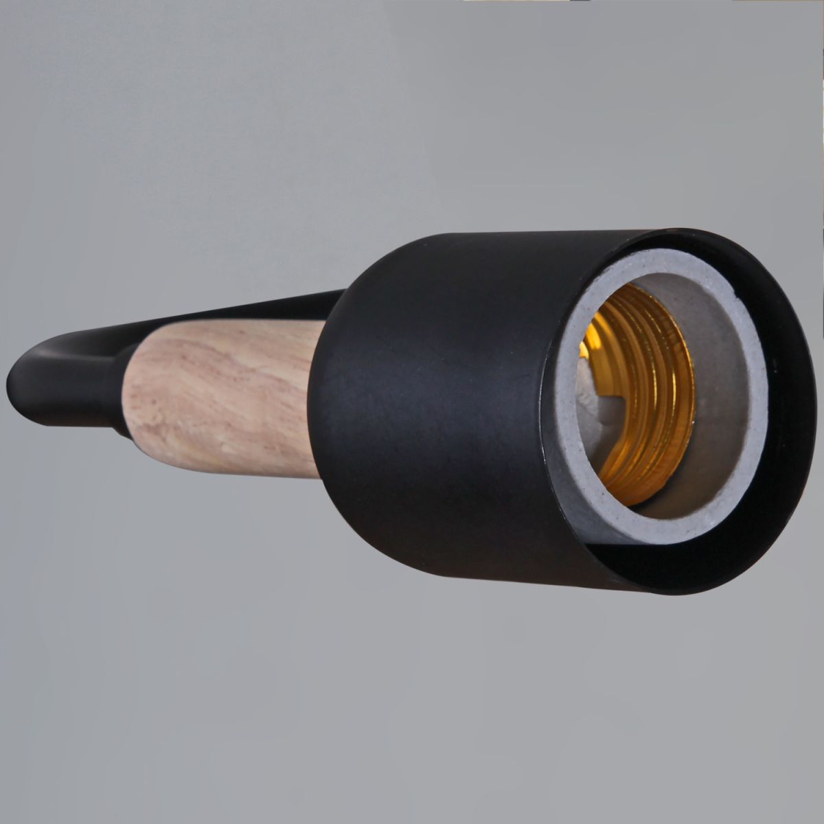 Люстра на штанге Reluce 99960-0.3-08 BK+WOOD