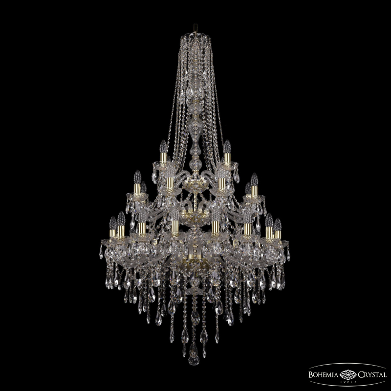 Подвесная люстра Bohemia Ivele Crystal 1415/16+8+4/300/h-155/3d G