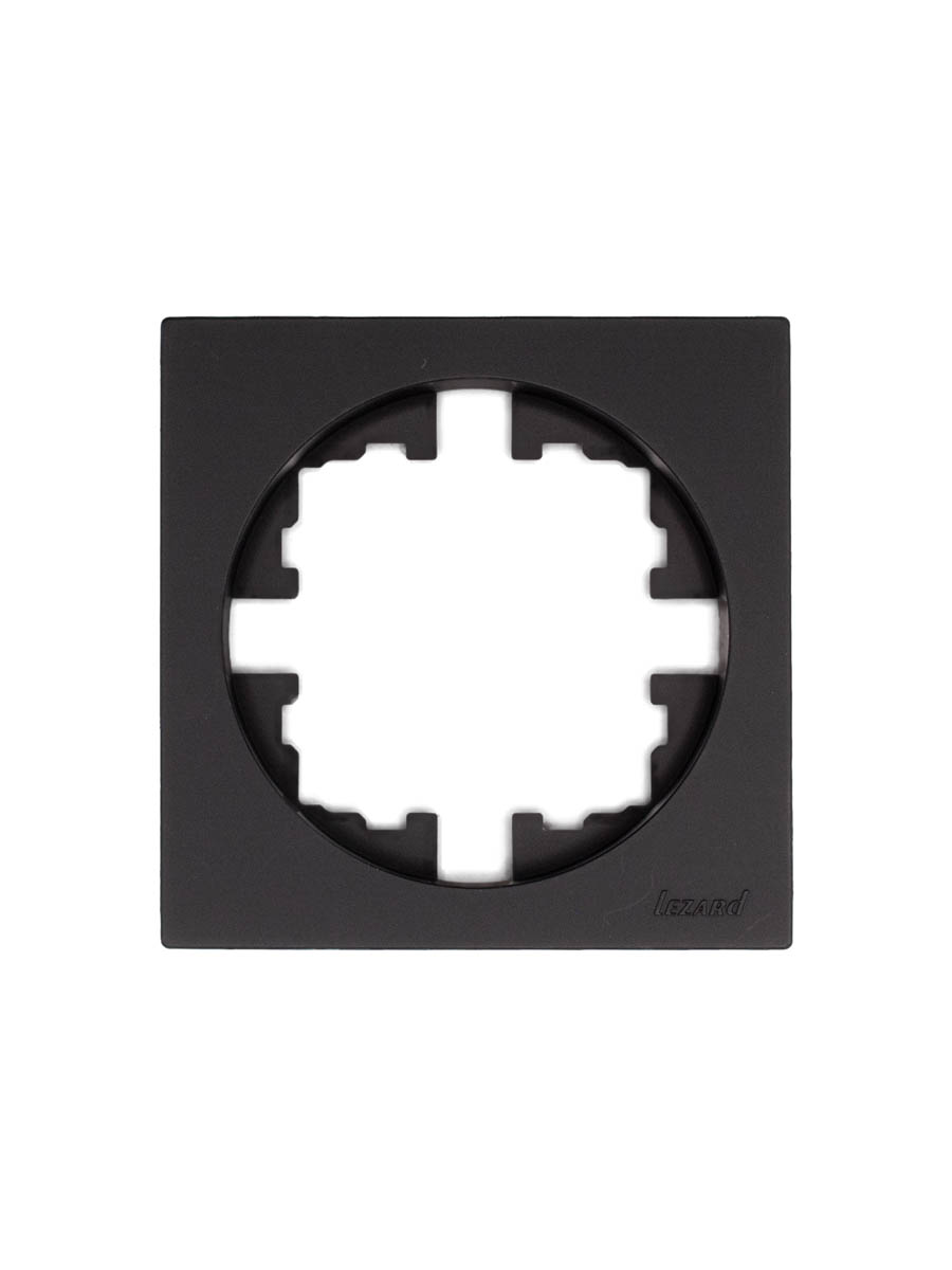 Рамка 1-ая б/вст чёрный бархат Lezard Osen 743-4200-146