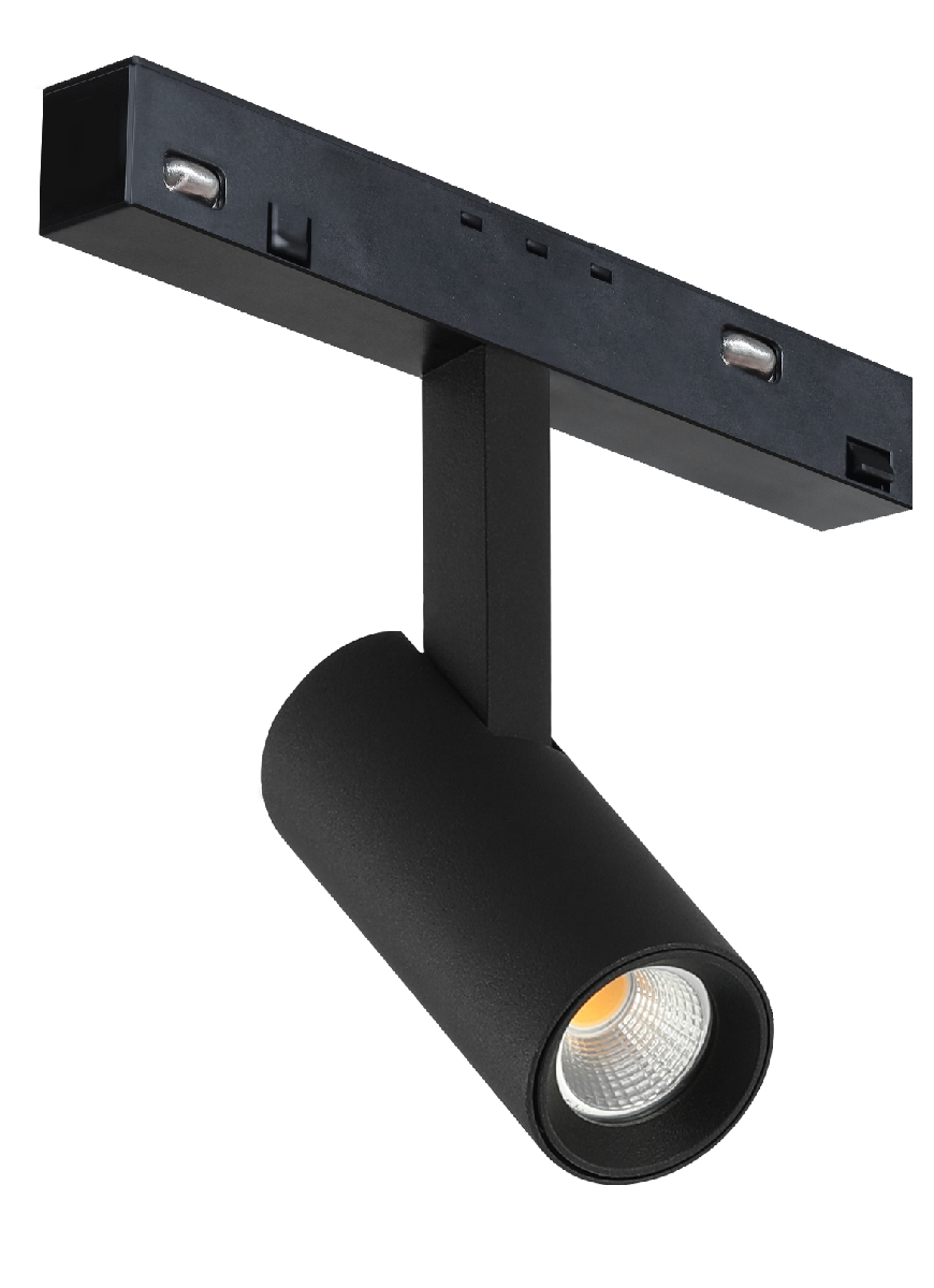 Трековый магнитный светильник iLedex Vision 4822-005-D34-8W-40DG-3000K-BK