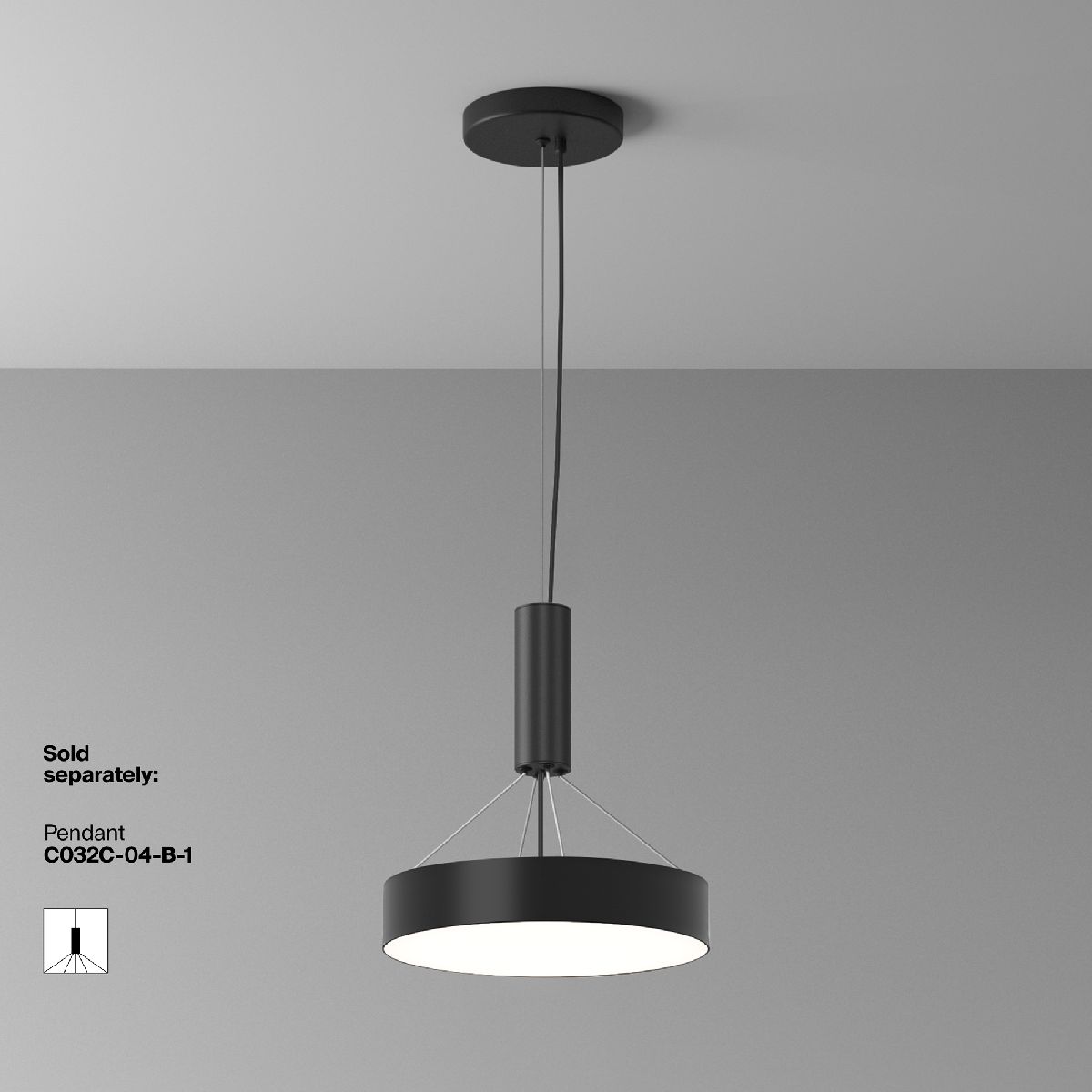 Потолочный светильник Maytoni Zon C032CL-36W4K-RD-B в Москве