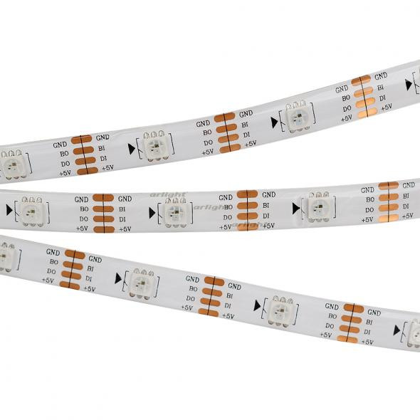 Светодиодная лента Arlight SPI-5000SE-RAM 5V RGB (5060, 150 LED x1, 2813) 023817